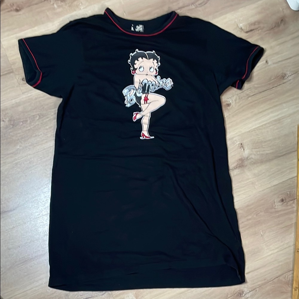Y2K Betty Boop T-Shirt Dress. Size 46/48 (L, XL). Great Used‎ Condition!